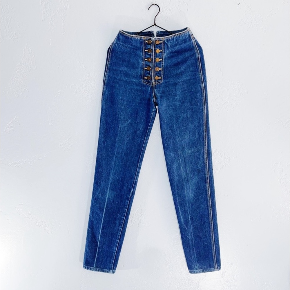Rag City Blues 80s Vintage Rare Double Button Closure Jean
Size 9/27”